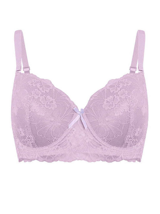 Celestino Women's Lace Lilac Bra