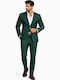 Men's Groom's Suit with Slim Fit Green