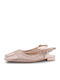 Women's Ballerina Shoes Slingback In Rose Gold Colour