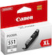 Canon CLI-551GYXL Γνήσιο Μελάνι Εκτυπωτή InkJet Γκρι (6447B001)