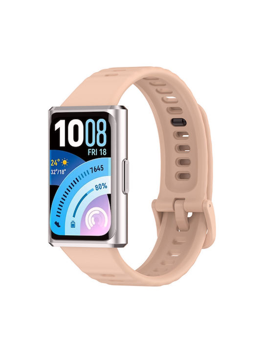 Techsuit Silikon Tragbare Bänder Beiges (Huawei Band 11)