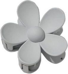 Ecarla Hair Clip-clasp Flower Pastel Gray Sp316 Ecarla Hair Clip-clasp Flower Pastel Gray Sp316