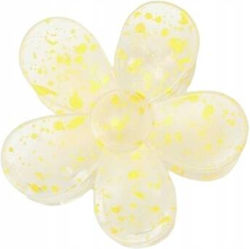 Ecarla Hair Clip-clip Flower Transparent Pale Yellow Sp275