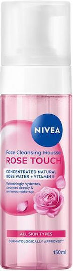 Nivea Rose Touch Gesichtsreinigungs-Schaumstoff 150ml
