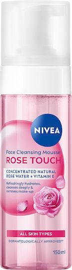Nivea Rose Touch Αφρός Καθαρισμού Προσώπου 150ml