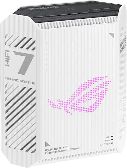 Asus ROG Strix GS-BE7200 Ασύρματο Router Wi‑Fi 7 με 4 Θύρες 2.5 Gigabit