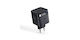 RealPower Φορτιστής GaN με 2 Θύρες USB-C και Καλώδιο USB-C 65W Power Delivery Μαύρος (547528)
