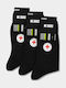 K Socks Men's Black Socks 3Pack