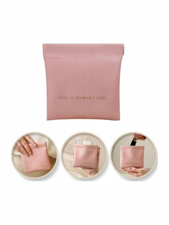 Ecarla Organizer Sanitary Pads Made Eco-leather Pink Orm34r