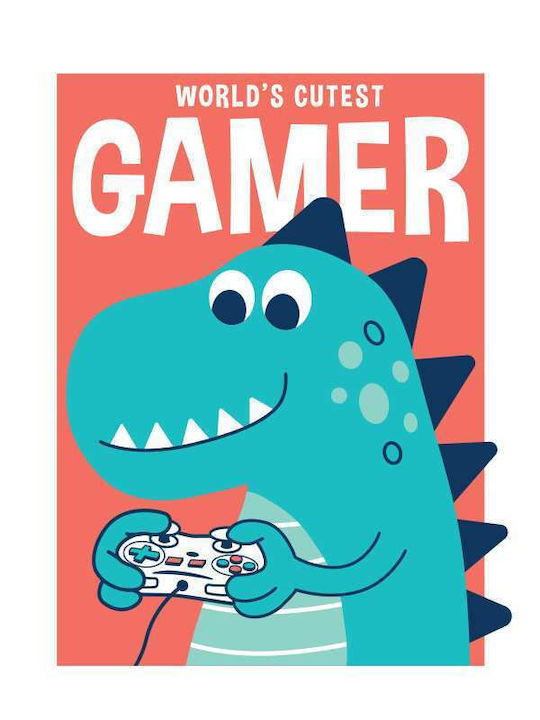 Kinderposter Worlds Cutest Gamer 50x40cm