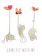 Детски Плакат Little Mice 50x40см