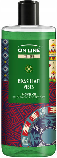 On Line Senses Brazilian Vibes Oil Shower Gel 500ml
