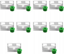 10x Clip + Sleeve Bmw E36 E46 Door Sill Trim