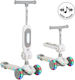 Byox Kids 3-Wheel Scooter with Seat Gray