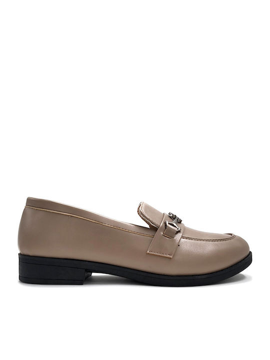 Women's Loafers in Beige Colour