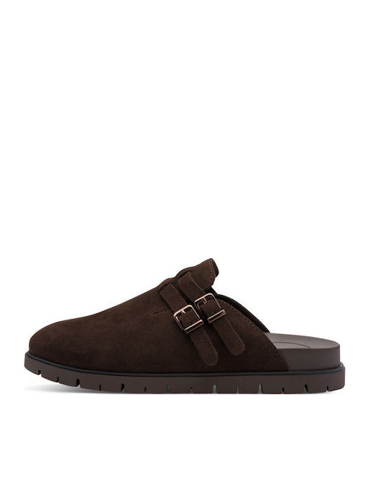 Tamaris Leather Women's Sandals Brown