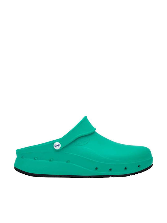 Scholl Clog Male Anatomic Clogs Green