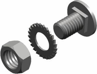 BAKS Screw With Diameter M10 And Length 30mm 100 Pieces