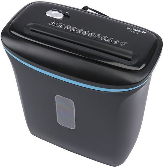 Olympia Shredder Cross Cut 6 Sheets with 12l Bin