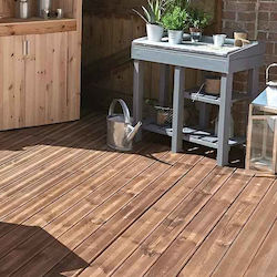Ecoshadow Ecoshadow Holz Material Für Gartenbodenbelag 400x13.5cm Ecoshadow Ecoshadow Holz Material Für Gartenbodenbelag 400x13.5cm