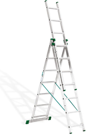 Syn Smou Eurostyl Scară Triplu Aluminiu 3x11