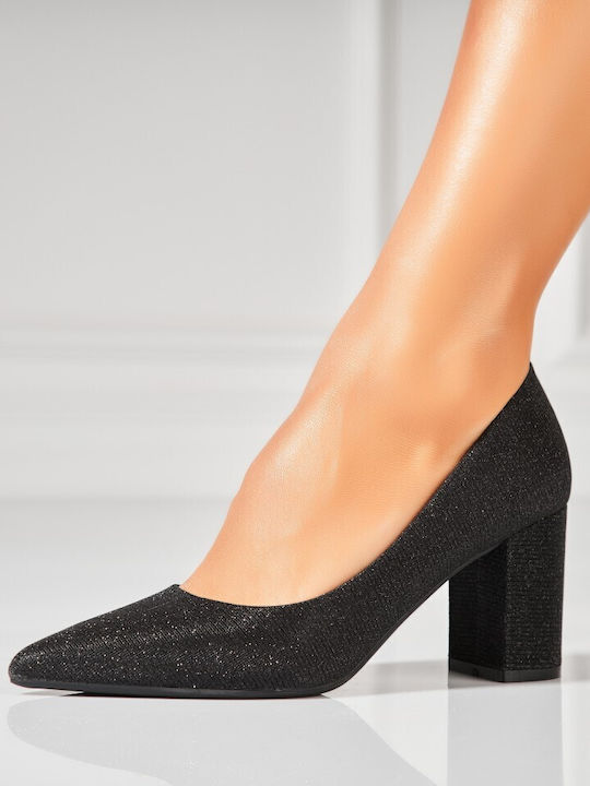 Seastar Shoes Обувки на Ток с Среден Ток Черни