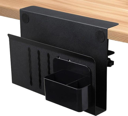 Fs-2619 Suport Lateral de Depozitare pentru Birou cu Clips Fără Găurire Suport pentru Computer Etui pentru Stilou