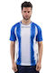 Sportliches T-Shirt Weiß/Blau