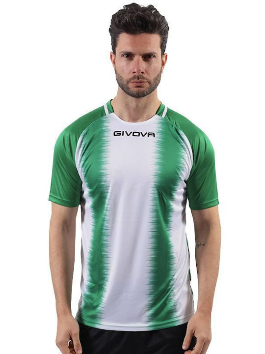 Athletic T-shirt White/Green