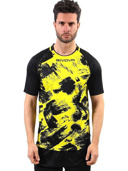 Athletic T-shirt Black/neon Yellow