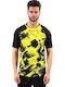 Athletic T-shirt Black/neon Yellow