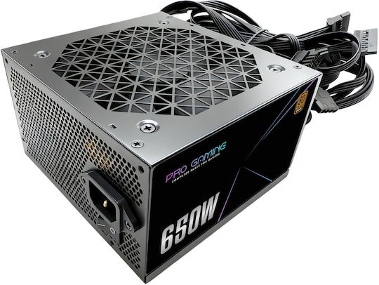 ProGaming 650W Schwarzes Netzkabel Voll Verkabelt 80 Plus Bronze (PG650W80BR)