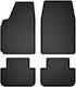 Car Rubber Mats Set 4 Pcs Universal Jaguar S-type X204 Sedan 2002-2008