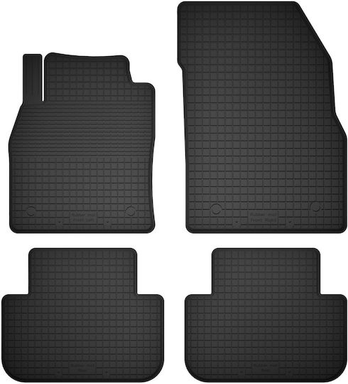 Car Rubber Mats Set 4 Pcs Universal Renault Kangoo Ii Combivan 2013