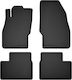 Car Rubber Mats Set 4 Pcs Universal Fiat Doblo Ii 2009-2020