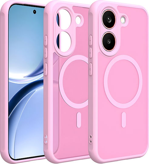 Techsuit Back Cover Plastic Pink (Poco X8 Pro)