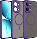 Techsuit Back Cover Plastic Purple (Poco X8 Pro Max)