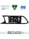 Digital IQ Car Audio System for Seat Leon 2012-2021 with Clima (Bluetooth/USB/WiFi/GPS/Apple CarPlay/Android Auto) with 9" Touch Screen
