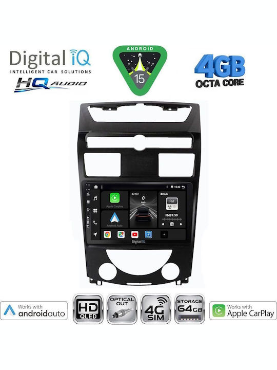 Digital IQ Car Audio System for Ssangyong Rexton 2006-2015 Bluetooth USB WiFi GPS Apple CarPlay Android Auto with 10" Touch Screen