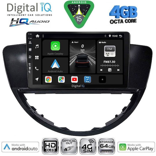 Digital IQ Car Audio System for Subaru Tribeca 2007-2014 (Bluetooth/USB/WiFi/GPS/Apple CarPlay/Android Auto) with 9" Touch Screen