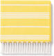Morena Spain Yellow Beach Towel with Fringes 100x178cm SM-MST-26TW-YELLOW
