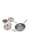 CS001-S08 Cookware Set Made of Stainless Steel with Non-stick Coating 4pcs