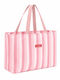 Pink Canvas Tote Bag 50x20x35 Cm Zipper & Inner Pocket Brunet Flamingueo