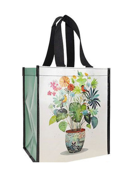 Τσαντα Shopping Bug Art 26x31cm Plantes Λευκη Scpr59g06