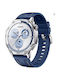 Blue Rubber Strap 22mm