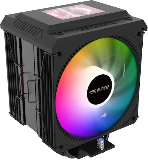 ProGaming CoreView S6 Răcitor Procesor Cu Dublu Ventilator Pentru Socket AM4/AM5/1200/115x/1700 Cu Iluminare ARGB