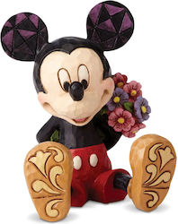 Enesco Disney Mickey Mouse With Flowers Collectible Figure