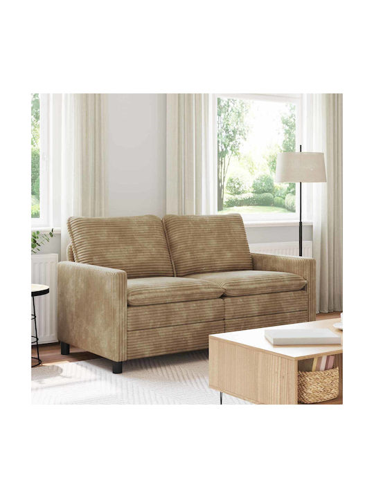 Διθέσιος Καναπές Taupe 156x81x87.5εκ.