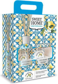White Zagara Set Diffuser Candle Gift Set