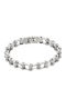 Art Collection Men's Handcuff Bracelet Made of Stainless Steel